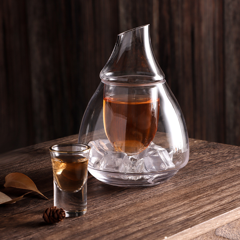 Whiskey Stone Set - Crystal Wine Bottle Set Red Wine