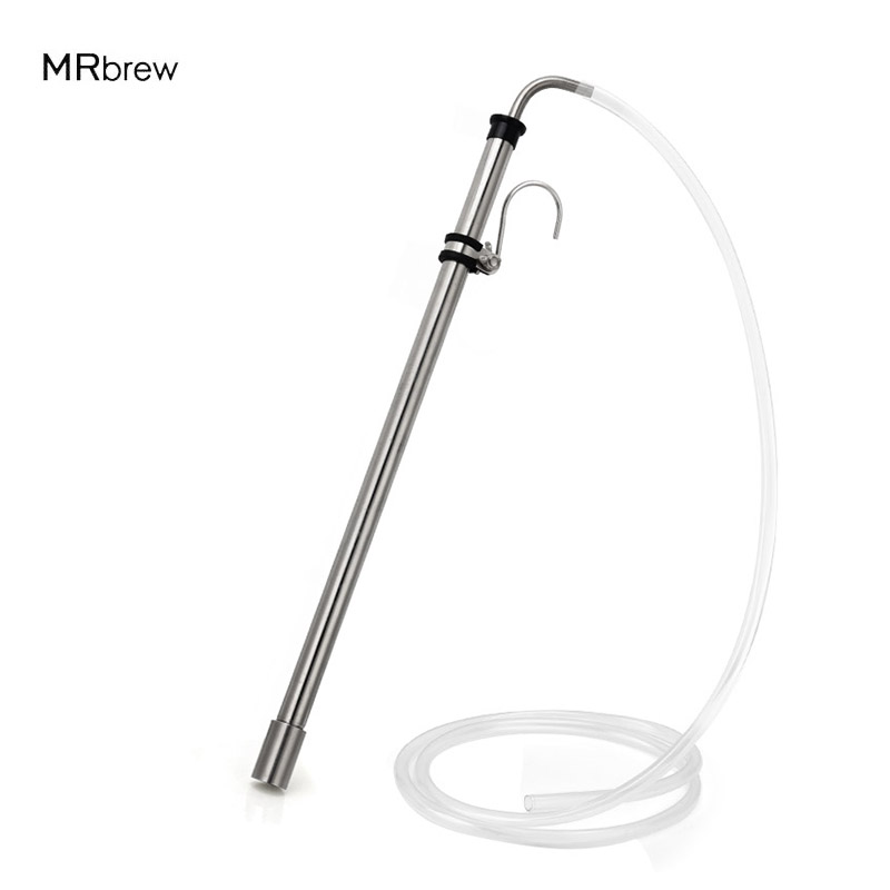 Wine In Beer Bottle - Stainless Steel Beer Siphon With 1M