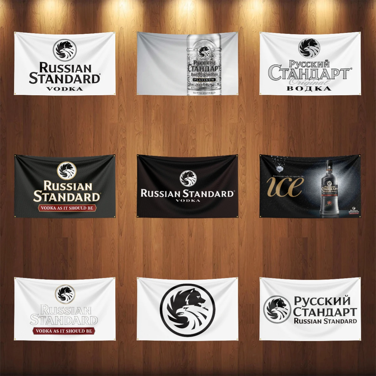 Wine To Beer Alcohol - 3×5ft r-russian standard Vodkas Flag Polyester