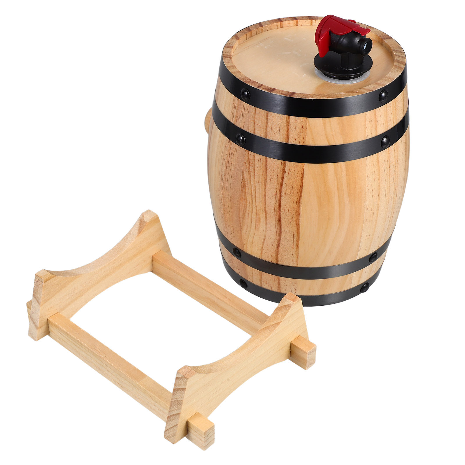Wine Beer Restaurant - 1L Oak Barrel Dispenser Spigot Included