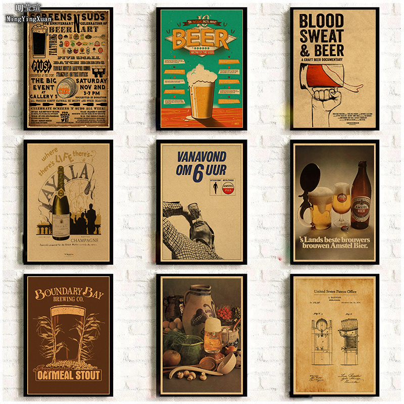 Wine Mix With Beer - Vintage Beer Wine Drink Chart Collection