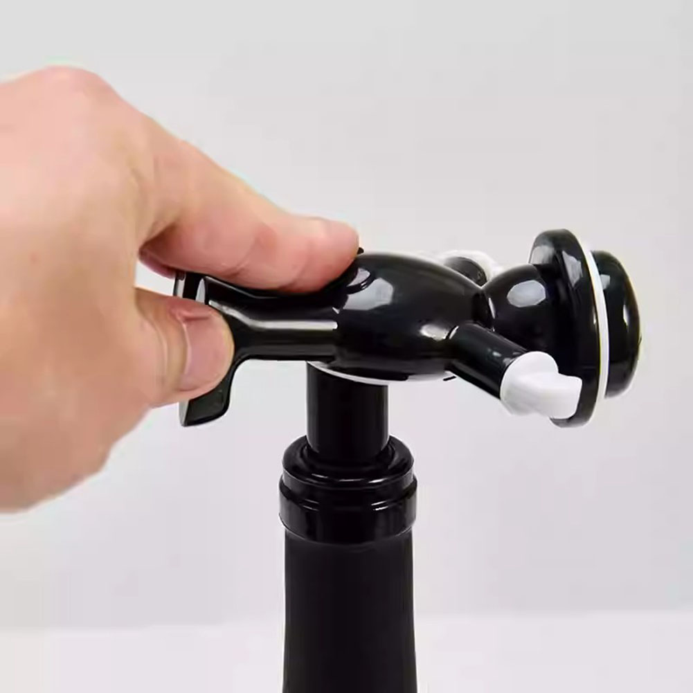 Black Cool Man Bottle Opener E - Wine In Beer Bottle avis et prix