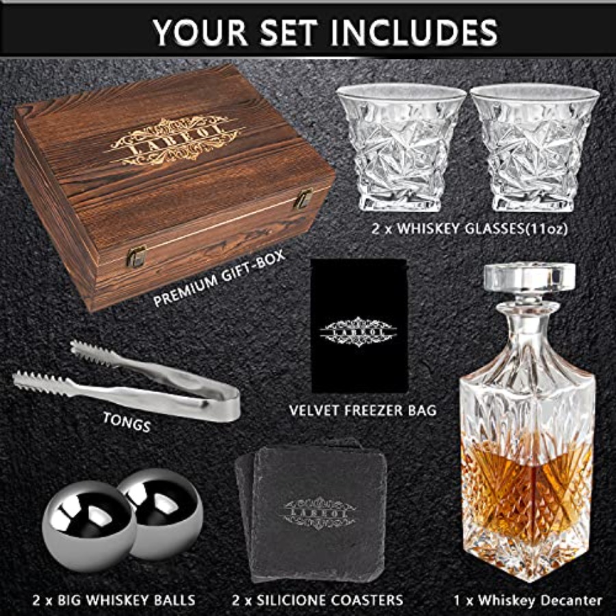 Whiskey Decanter Set Whiskey S - Whiskey Stone Set avis et prix