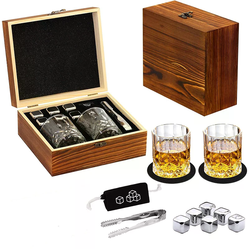 Whiskey Stones, Whiskey Glass  - Whiskey Stone Set avis et prix