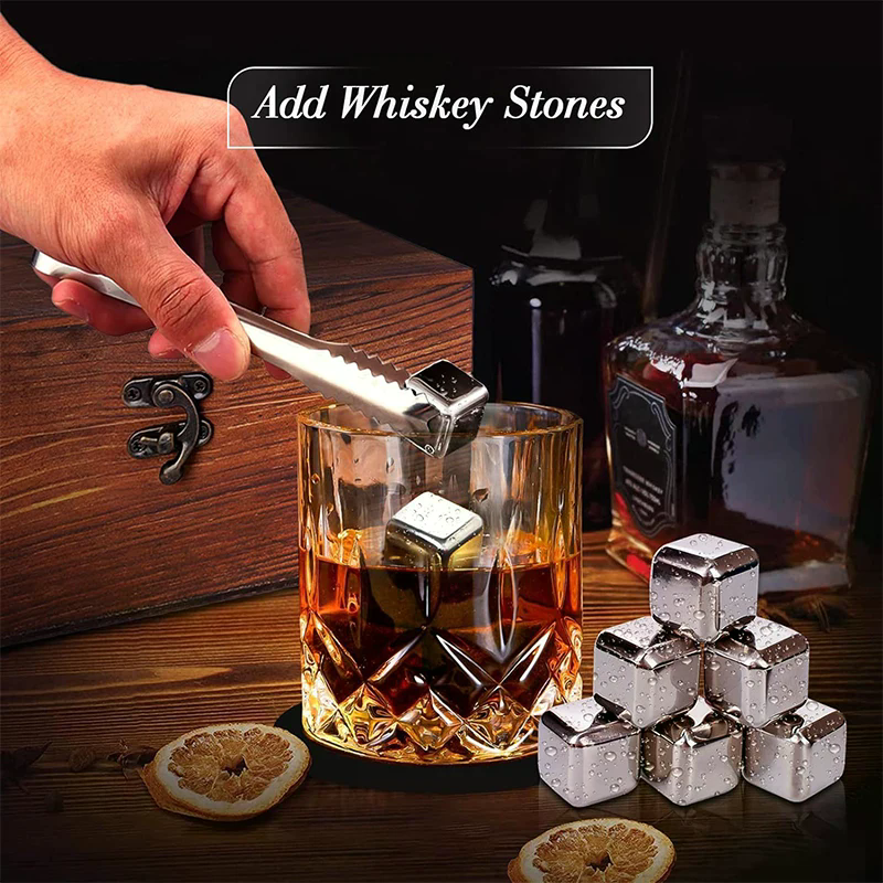 Whiskey Stones, Whiskey Glass  - Whiskey Stone Set avis et prix
