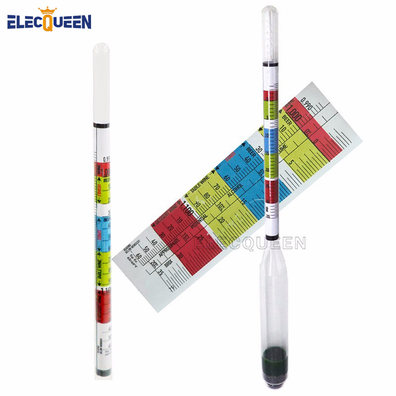 3 Scale Hydrometer For Wine Be - Wine To Beer Alcohol avis et prix