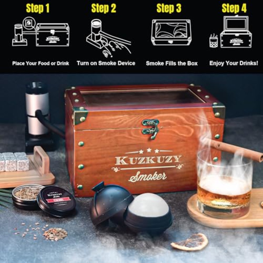 Cocktail Smoker Kit - Whiskey  - Whiskey Stone Set avis et prix