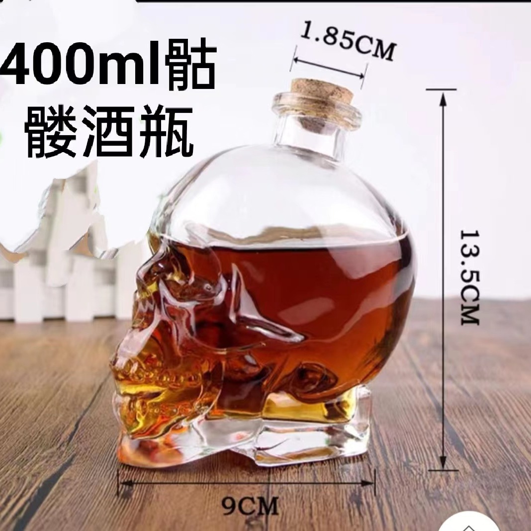 Crystal Skull Head Bottle Whis - Wine Vodka Beer avis et prix