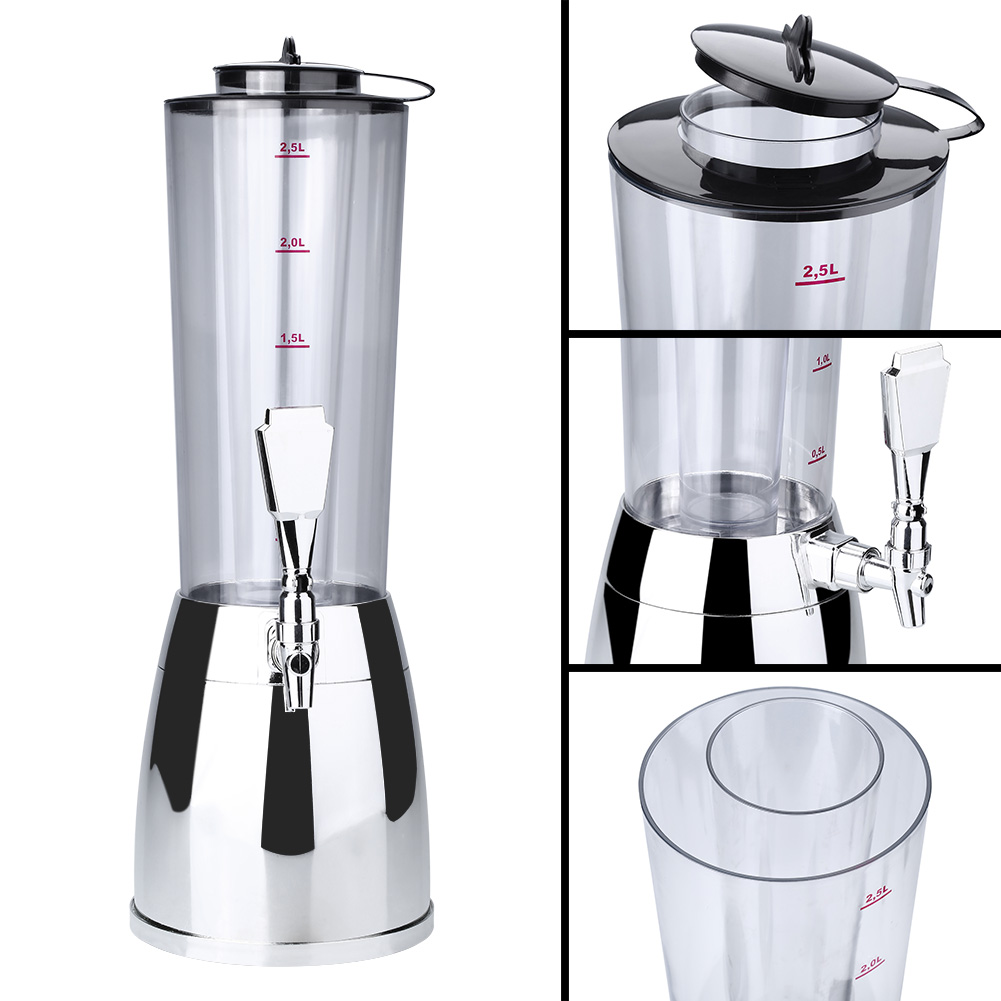 2.5L Beer Beverage Dispenser I - Wine To Beer Alcohol avis et prix