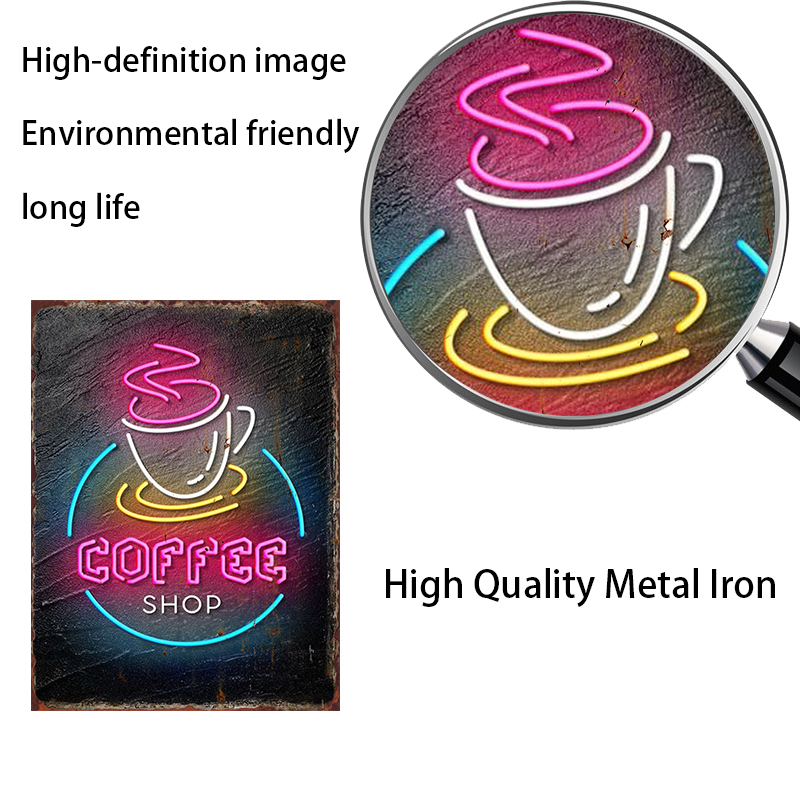 Neon Beer Metal Tin Label Food - Wine Beer Restaurant avis et prix