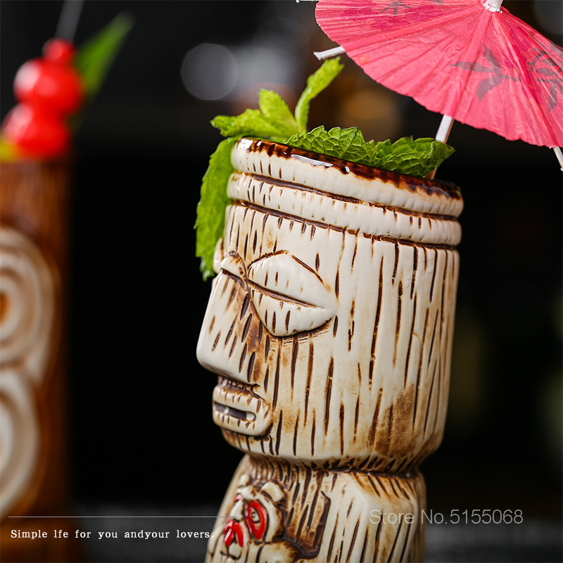 Tiki Mug Ceramic Cocktail Glas - Wine Mix With Beer avis et prix