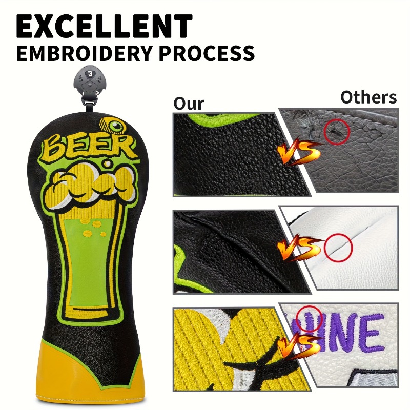 Golf Club Head Cover - Beer Mu - Beer & Wine Downtown avis et prix