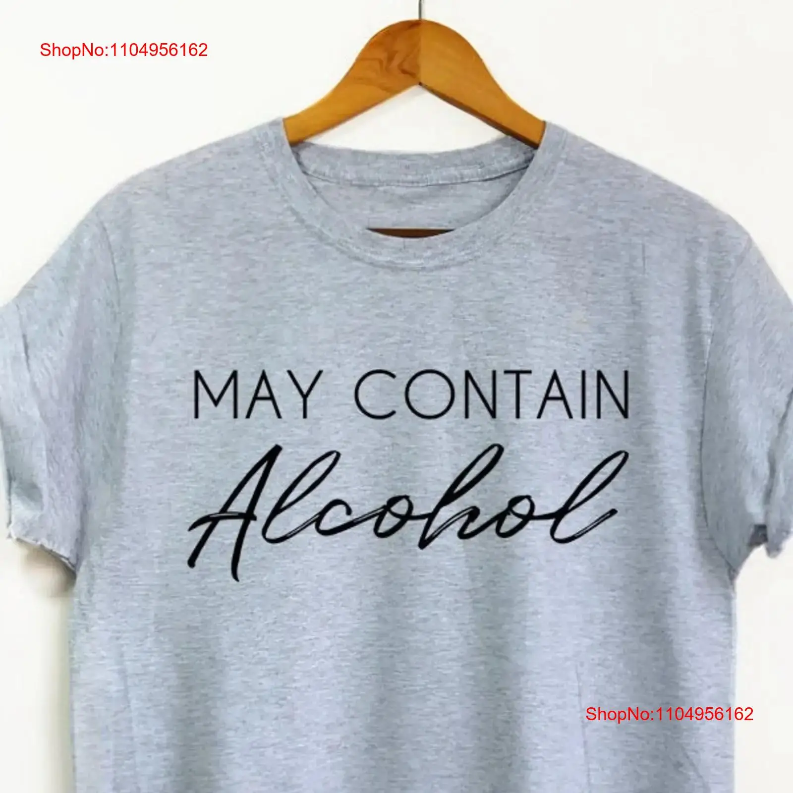 May Contain Alcohol shirt Girl - Wine To Beer Alcohol avis et prix