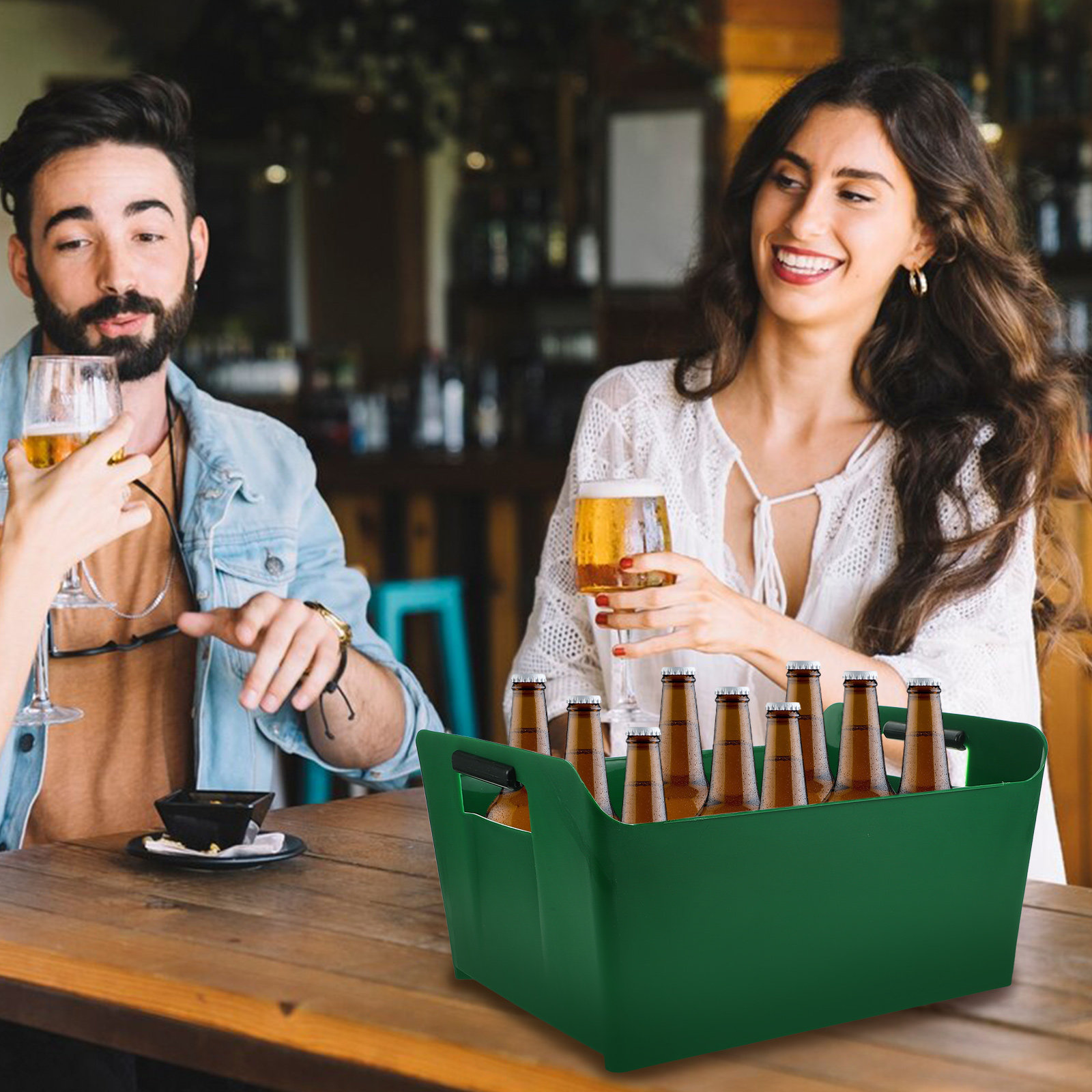 Large Capacity Square Beer Buc - Wine Beer Restaurant avis et prix