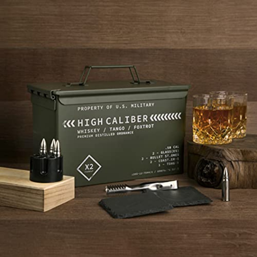 Whiskey Glasses and Stones in  - Whiskey Stone Set avis et prix