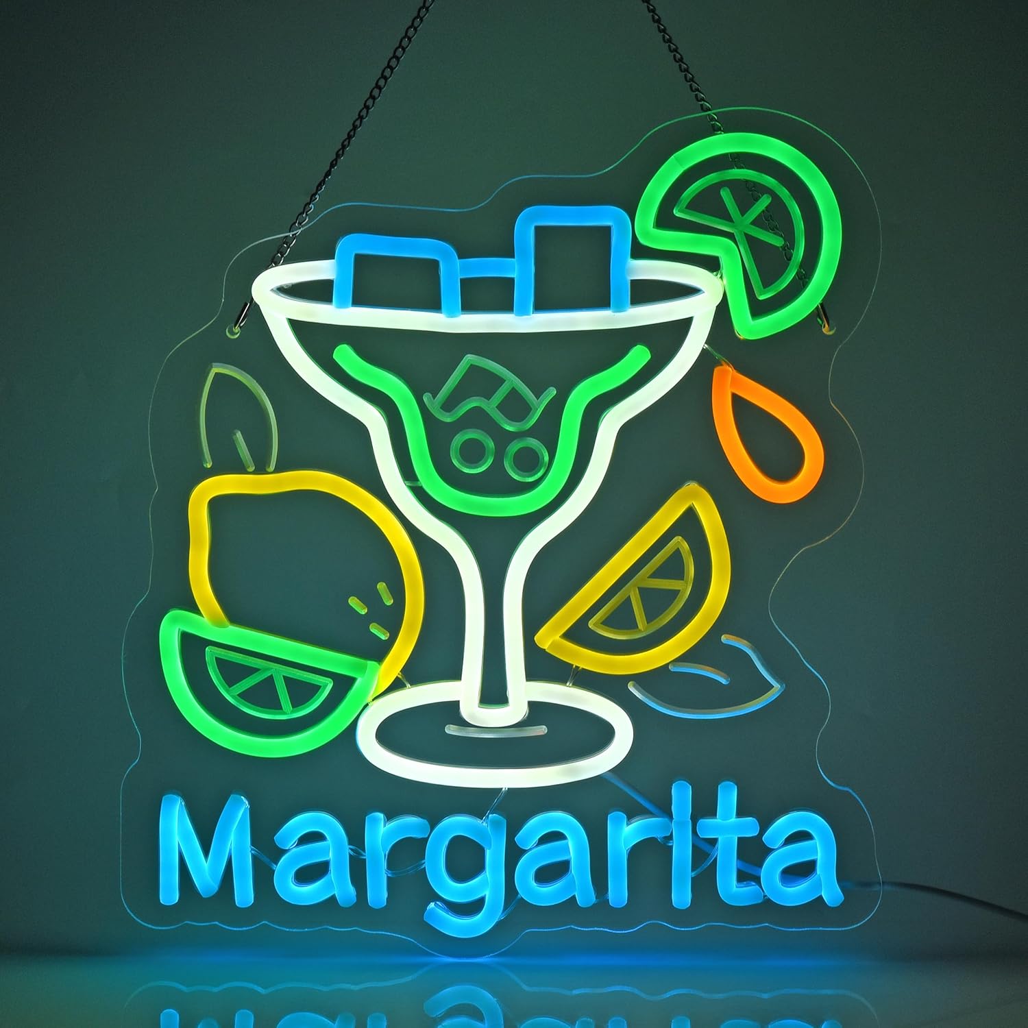 Margarita Neon Sign Wall Art D - Beer & Wine Downtown avis et prix