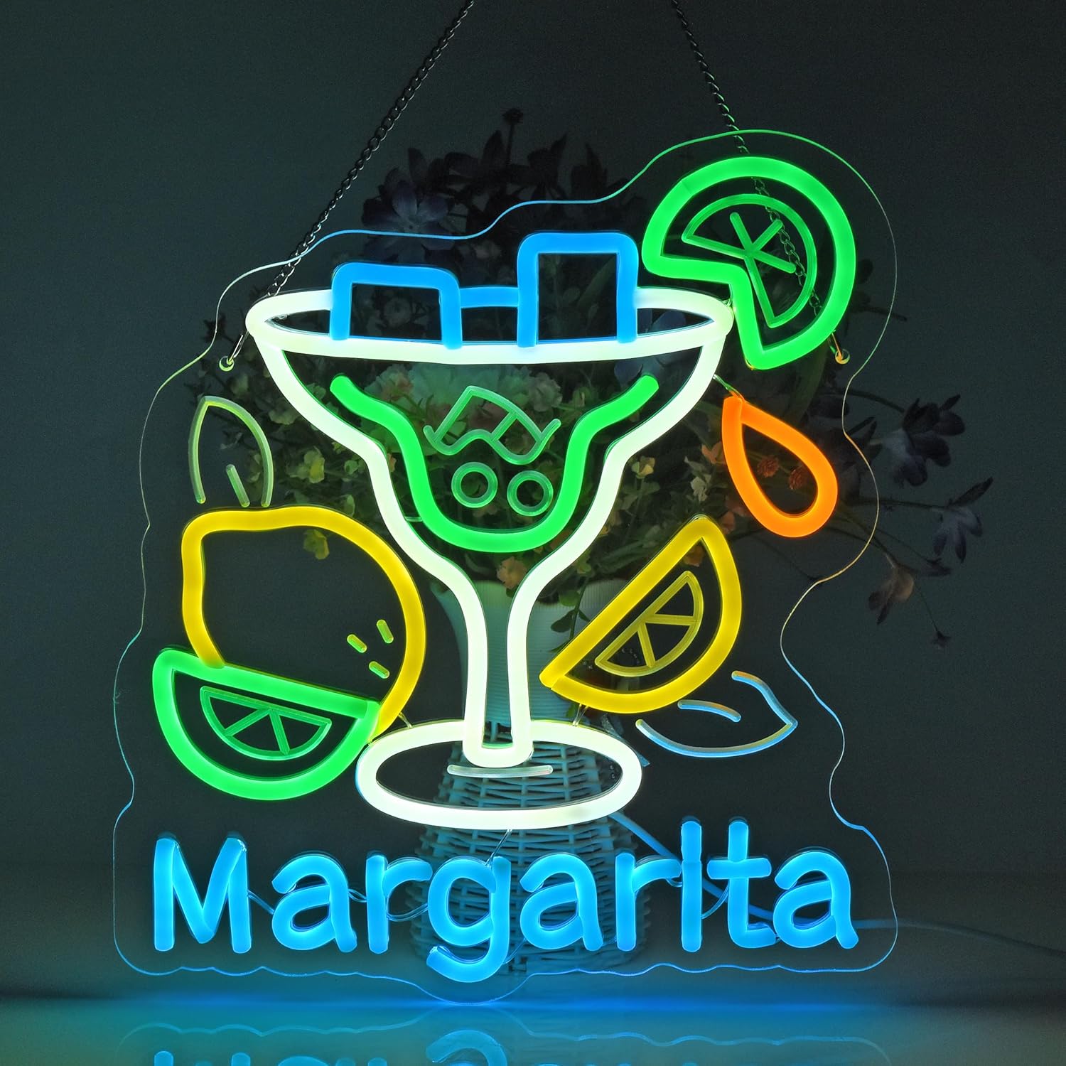 Margarita Neon Sign Wall Art D - Beer & Wine Downtown avis et prix