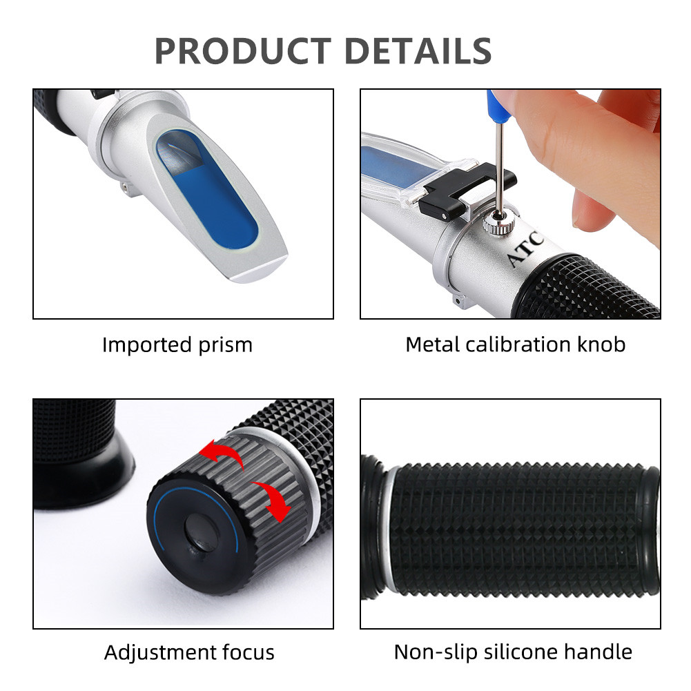 Refractometer 0-32% Brix Beer  - Wine To Beer Alcohol avis et prix
