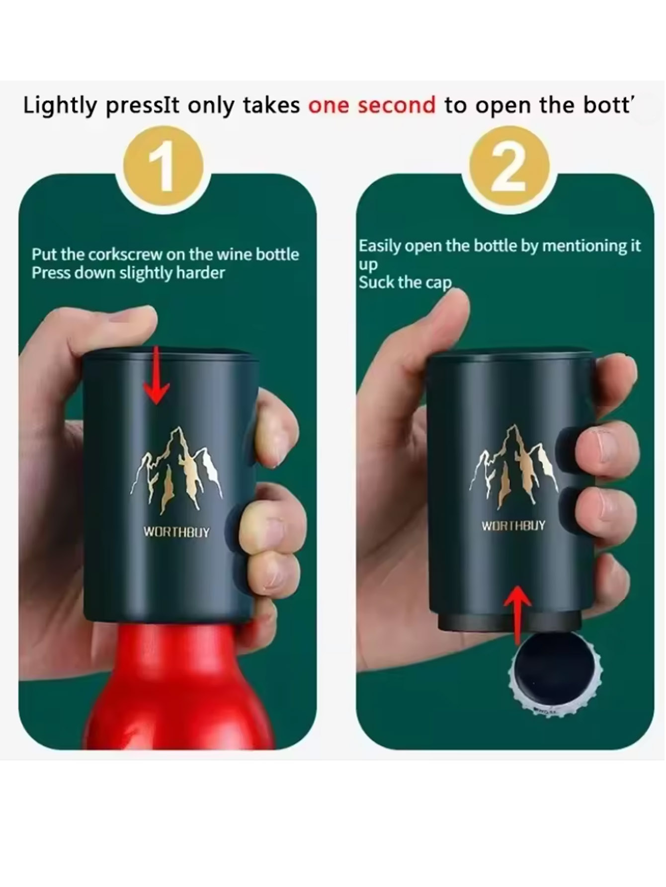 1Pcs Automatic Beer Bottle Ope - Wine In Beer Bottle avis et prix