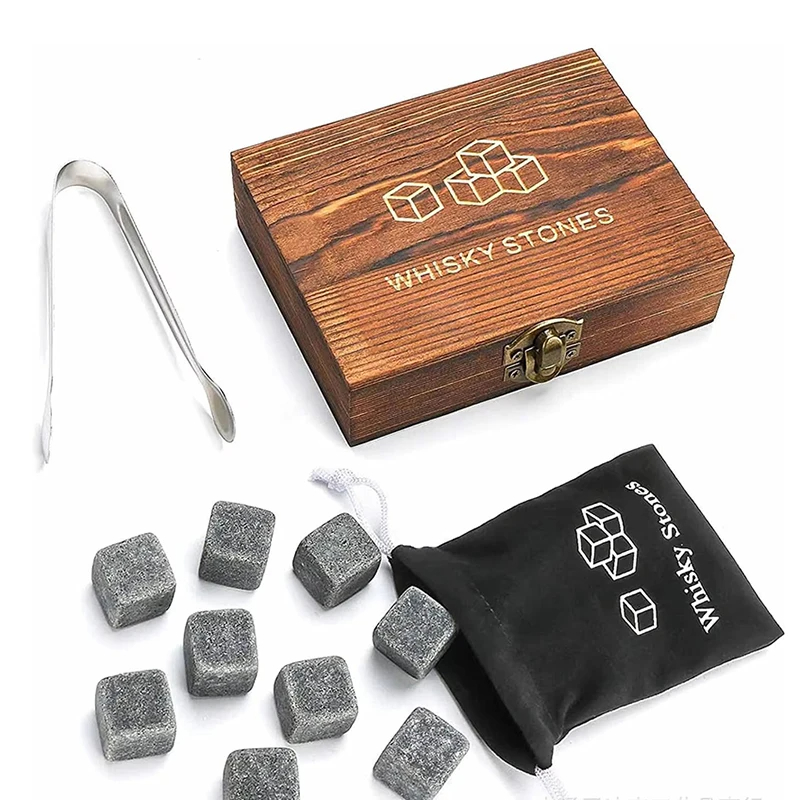 Whisky Stones Gift Set 9 Pcs N - Whiskey Stone Set avis et prix