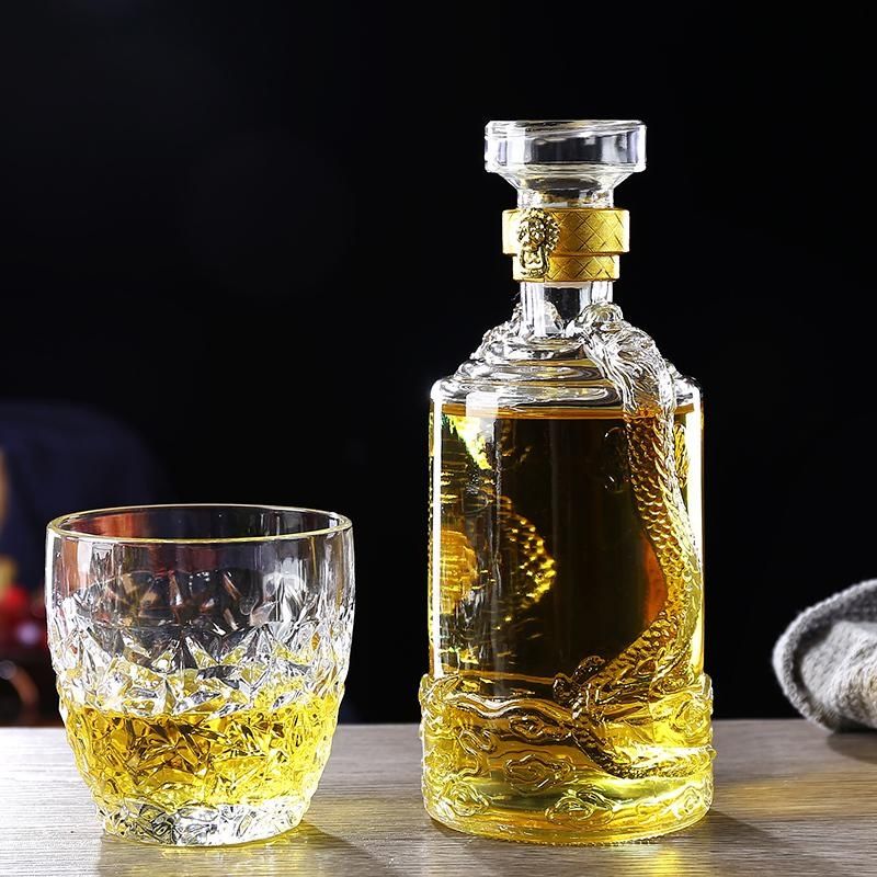500ML round shaped dragon engr - Wine Beer And Spirits avis et prix