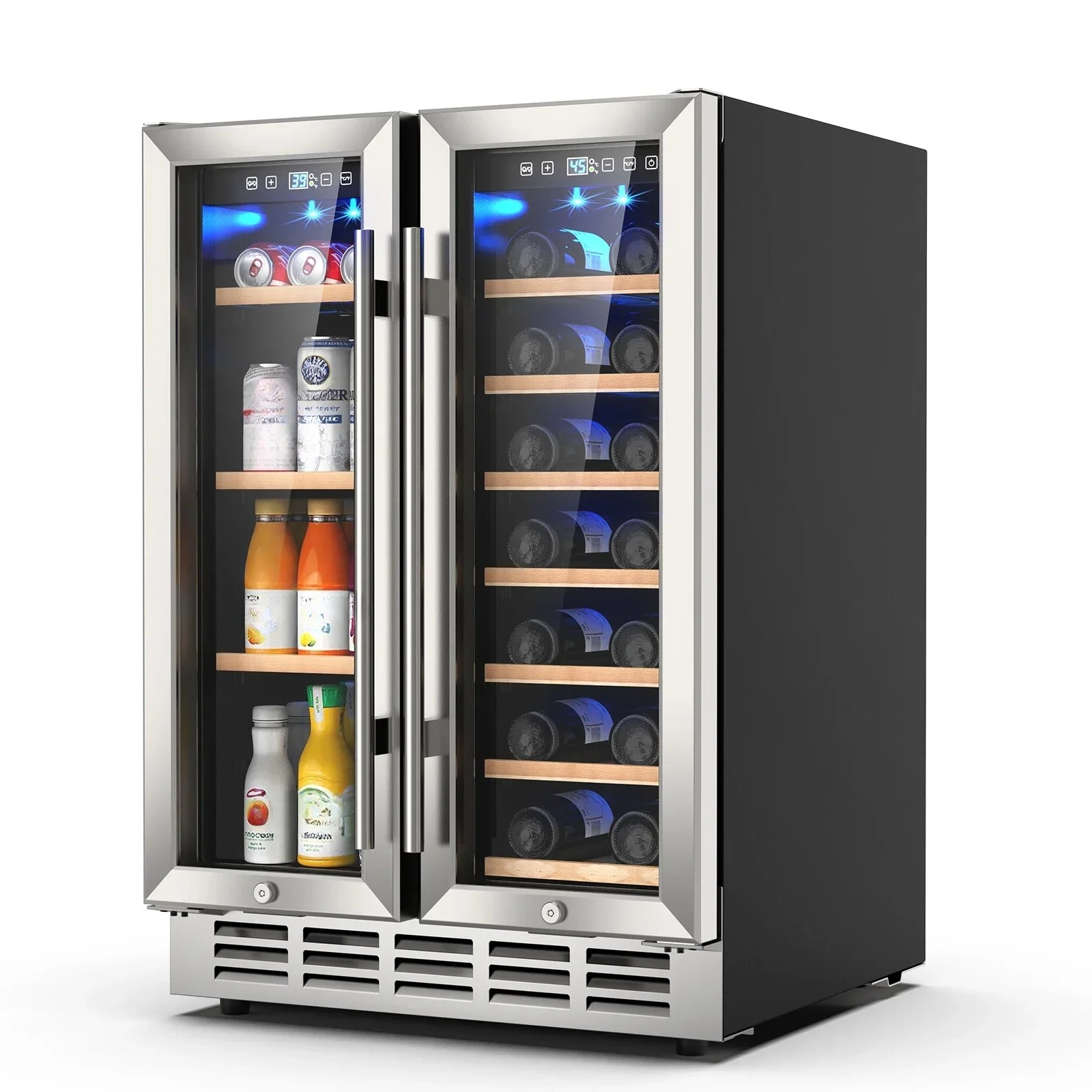 Wine and Beverage Refrigerator - Wine Beer Dual Zone avis et prix