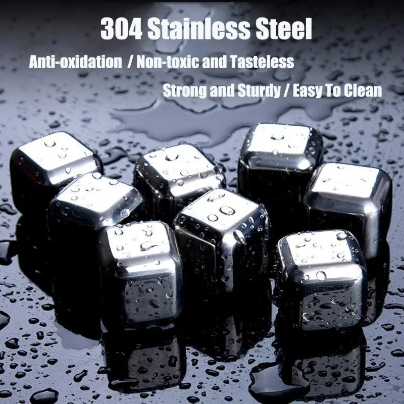 9-Piece Stainless Steel Whiske - Whiskey Stone Set avis et prix