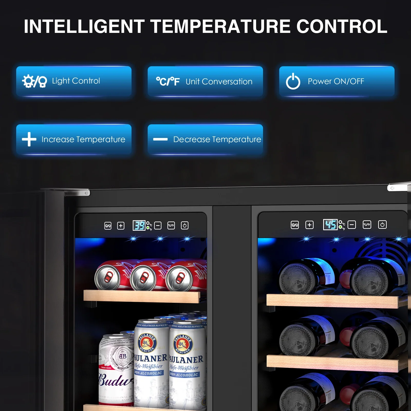SAT Wine and Beverage Refriger - Wine Beer Dual Zone avis et prix