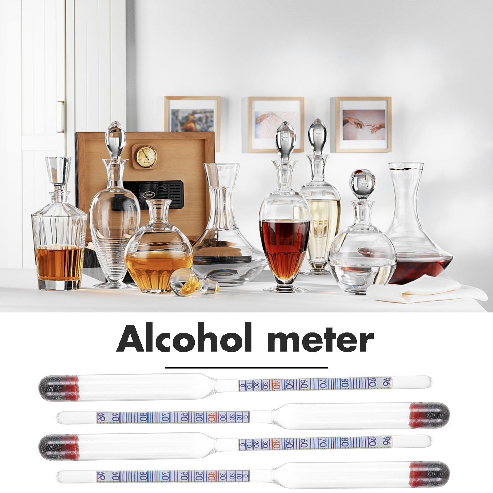 5Pcs Alcohol Meter Glass Hydro - Wine To Beer Alcohol avis et prix