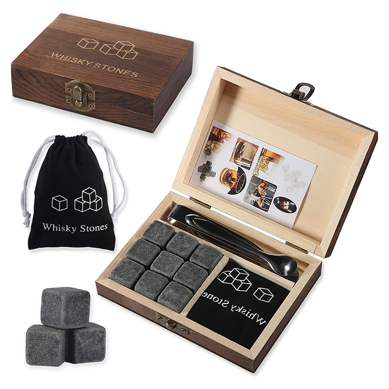 9 PCS Whisky Ice Stones Reusab - Whiskey Stone Set avis et prix