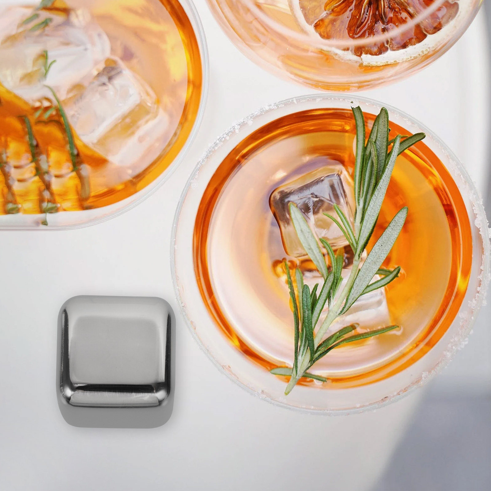 Whiskey Stones 12Pcs Stainless - Wine Vodka Beer avis et prix