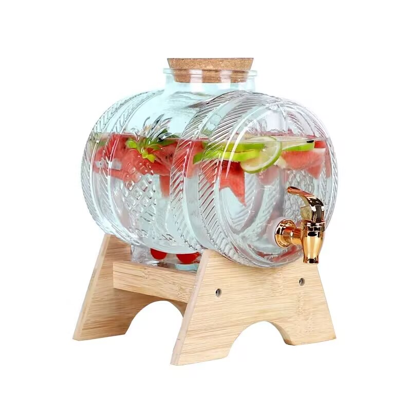 1L Glass Whiskey Barrel Wine B - Wine To Beer Alcohol avis et prix