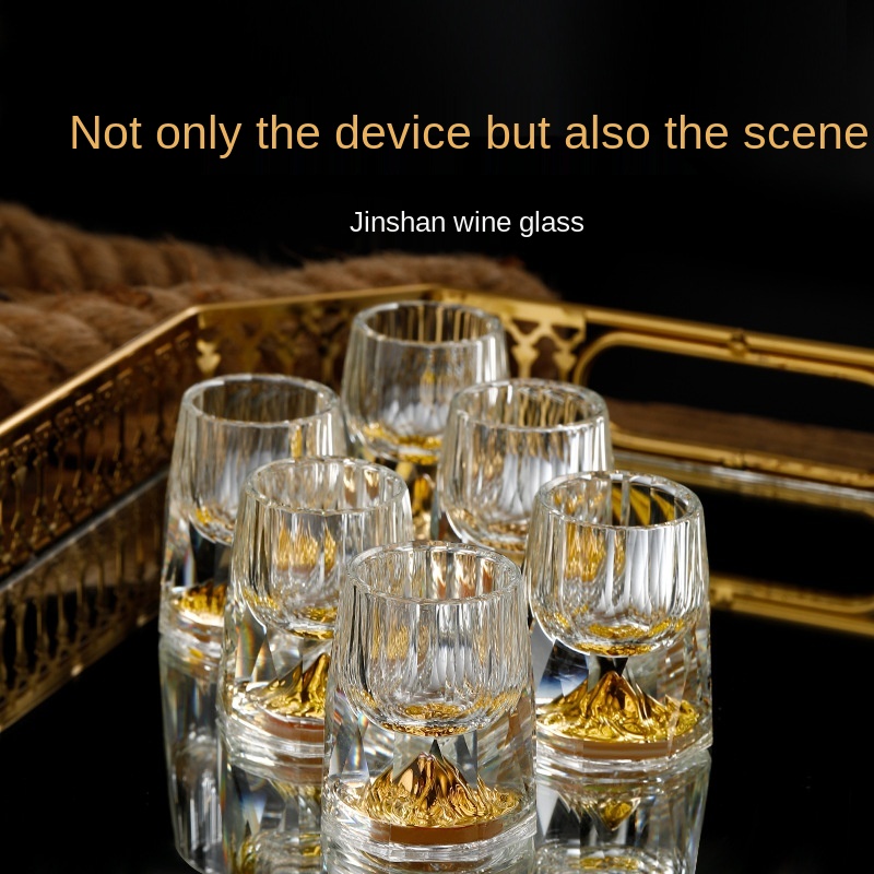Crystal Glass Wine Glasses Gol - Wine Vodka Beer avis et prix