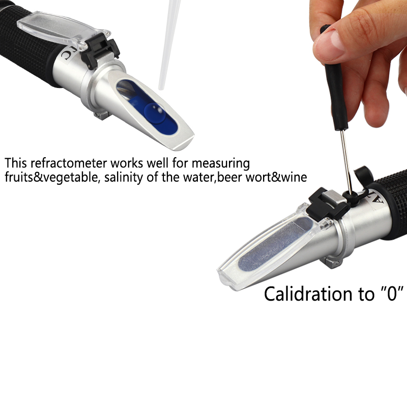Hand-held Refractometer Single - Wine To Beer Alcohol avis et prix