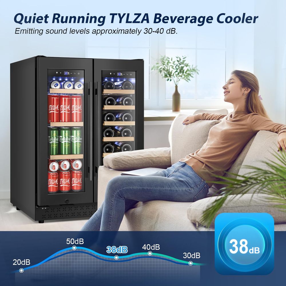 24 Inch Wine and Beverage Refr - Wine Beer Dual Zone avis et prix