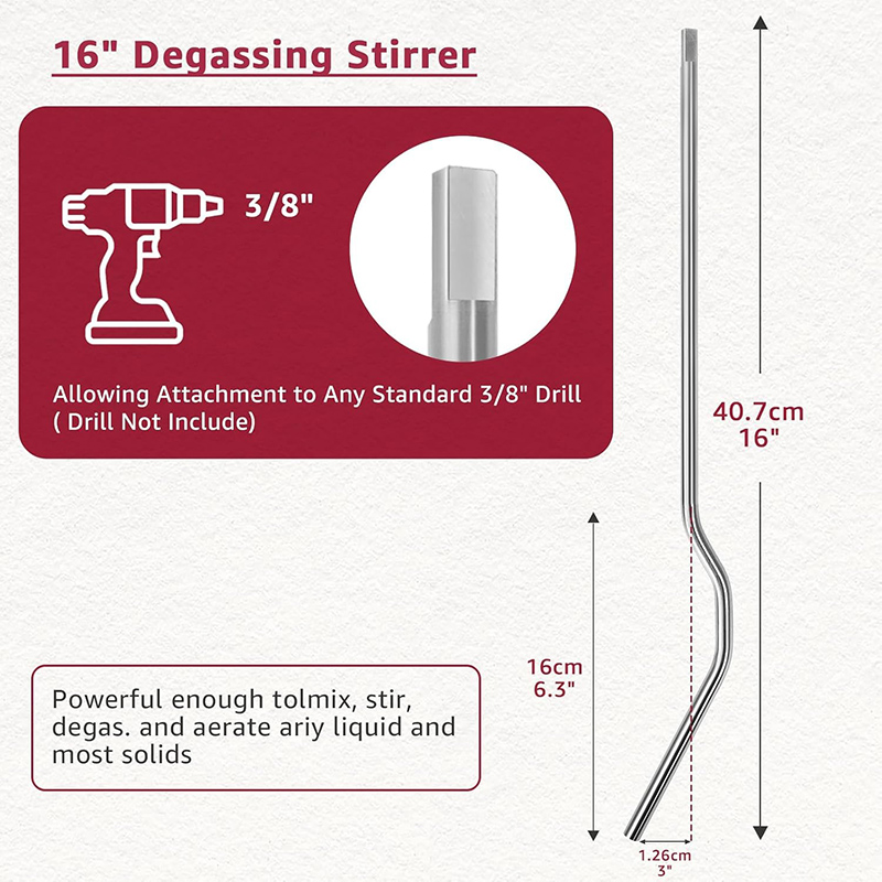 Whip Degassing Stirrer Stainle - Wine Mix With Beer avis et prix