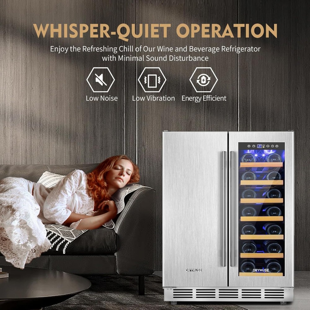 Wine and Beverage Refrigerator - Wine Beer Dual Zone avis et prix