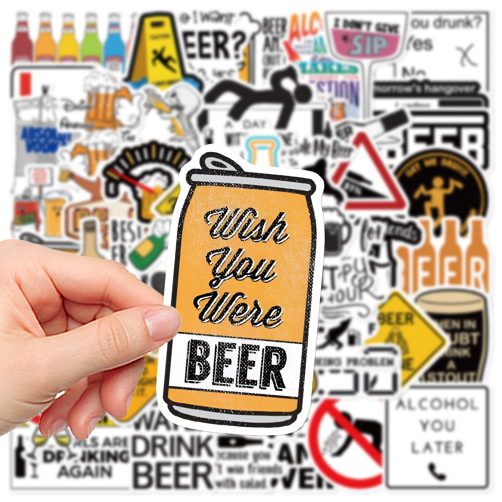 10/30/52PCS Funny Alcoholism V - Wine Vodka Beer avis et prix