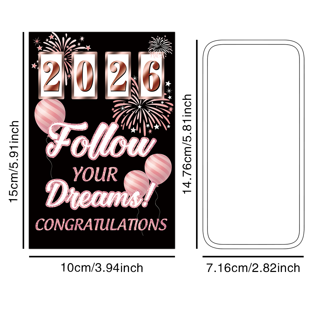6pcs Congrats Grad Class 2026  - Wine In Beer Bottle avis et prix