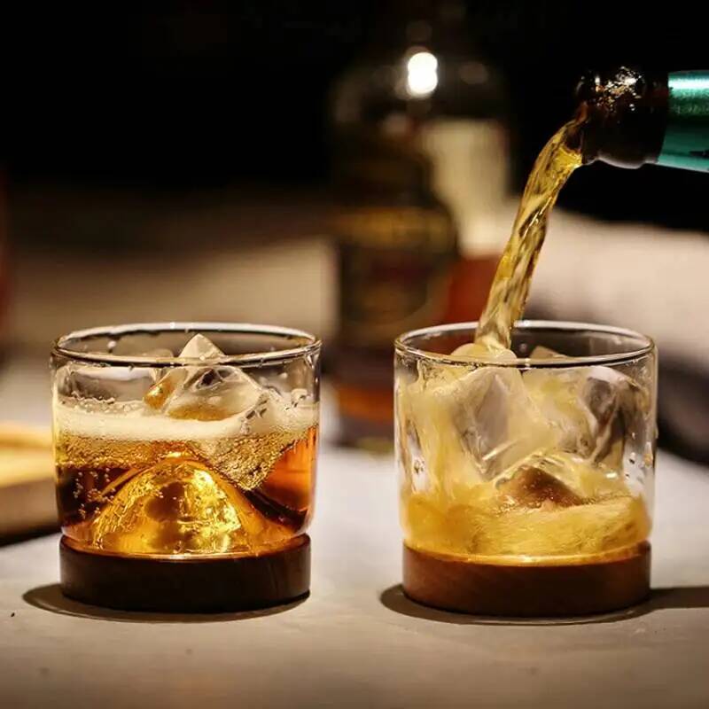 Japanese Style Walnut Coaster  - Wine Vodka Beer avis et prix