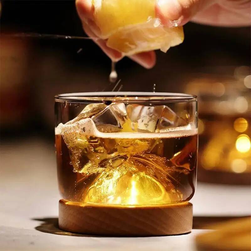 Japanese Style Walnut Coaster  - Wine Vodka Beer avis et prix