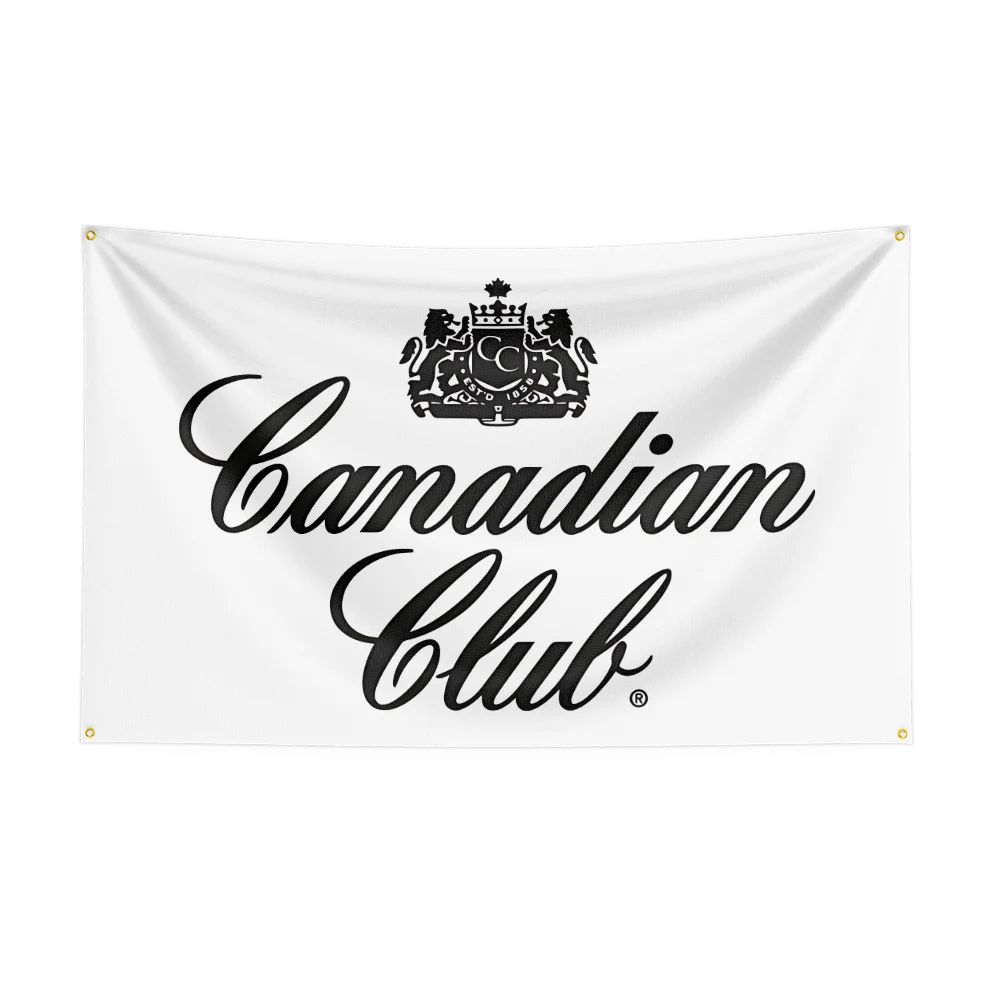3×5ft whisky C-canadian clubs  - Wine To Beer Alcohol avis et prix
