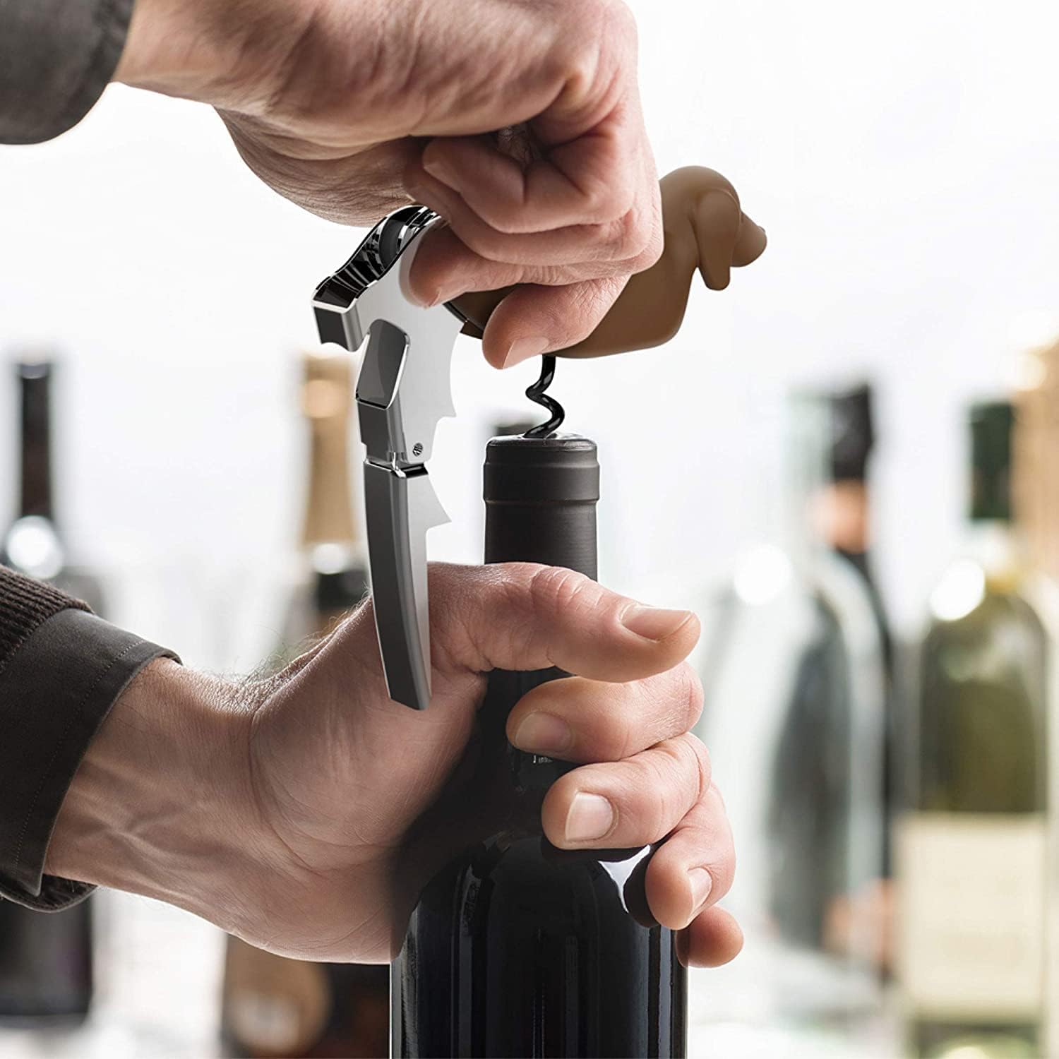 Dog Wine Bottle Opener Corkscr - Wine In Beer Bottle avis et prix