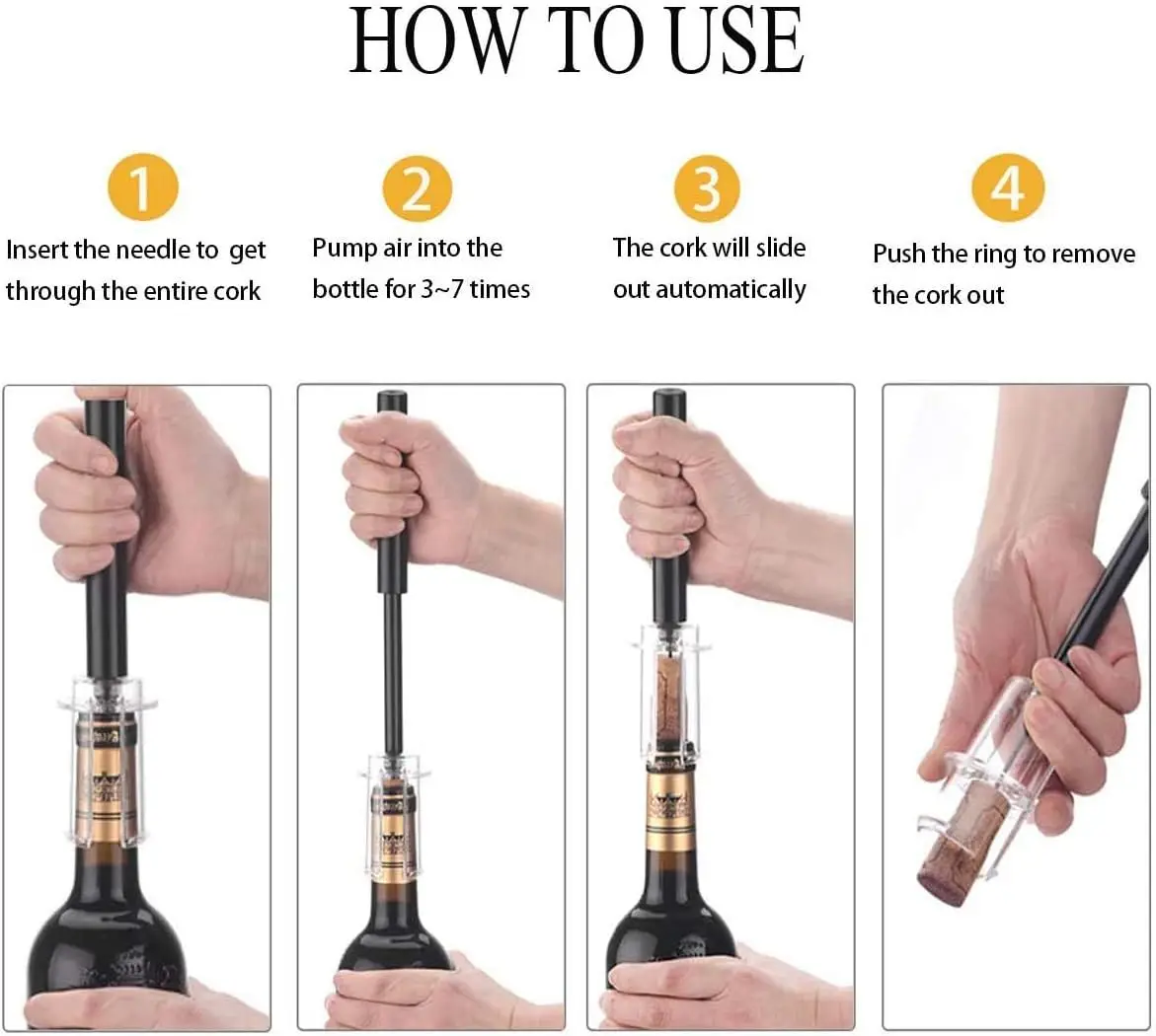 Air Pump Wine Bottle Opener Ai - Wine In Beer Bottle avis et prix