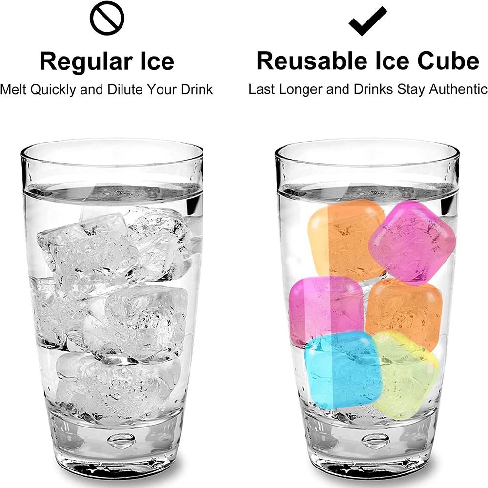 Plastic Ice Cubes 20Pack Color - Wine Beer And Spirits avis et prix