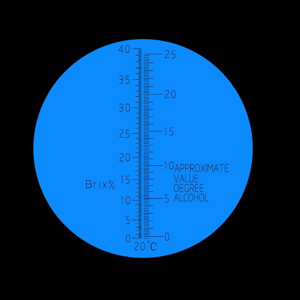 Handle Refractometer  0~40% Br - Wine To Beer Alcohol avis et prix