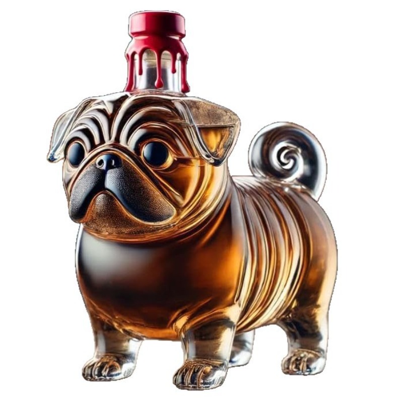 Transparent Whiskey Hanger Pug - Wine Vodka Beer avis et prix
