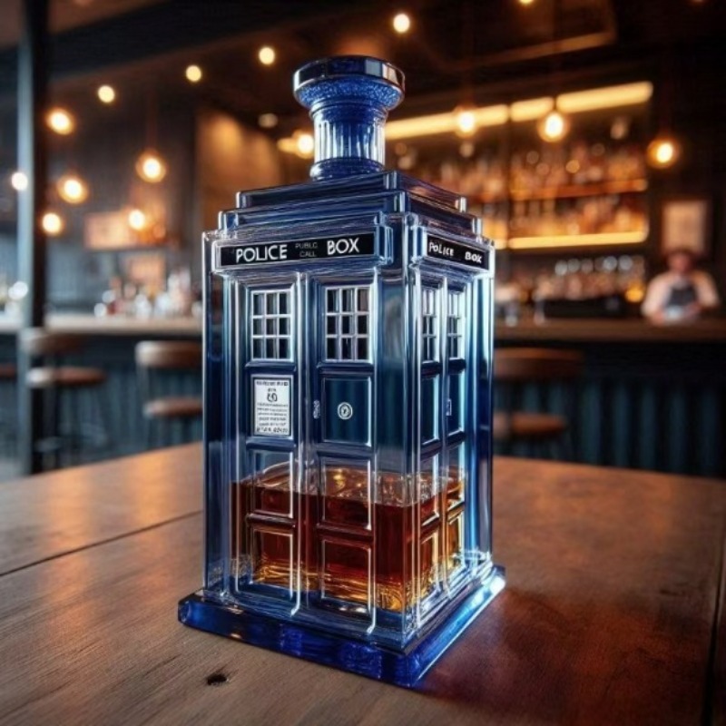 Creative Phone Booth Decanter  - Wine Vodka Beer avis et prix